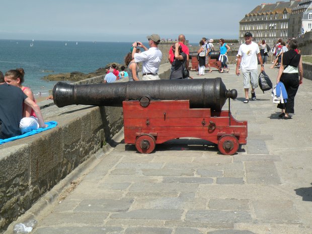  canon sur les remparts